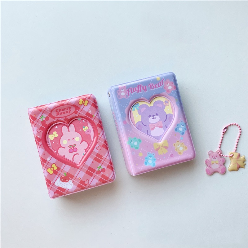 Album ảnh 3 inch hình thỏ gấu hoạt hình đáng yêu