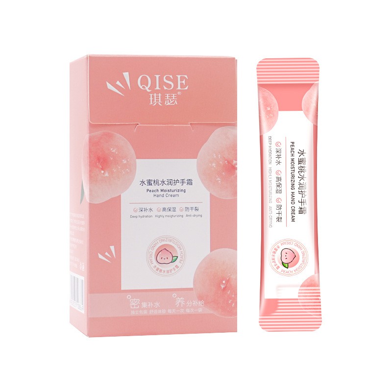 Mặt Nạ Kem Dưỡng Qise peach Hand Cream Ủ Tay TRẮNG DA CHỐNG LÃO HÓA GIẢM NHĂN VÙNG TAY Nội Địa Trung