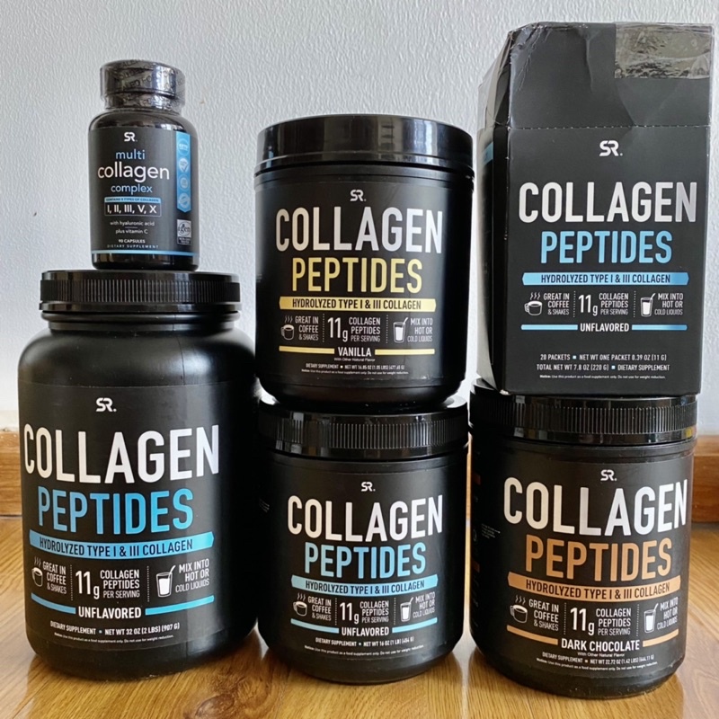 COLLAGEN PEPTIDES THUỶ PHÂN SPORT RESEARCH TYPE I & III CỦA MỸ