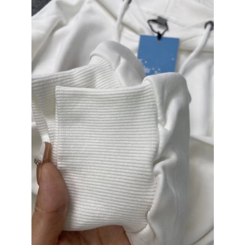 NRVP Áo hoodie nữ tay dài dáng rộng thời trang phong cách Hàn Quốc