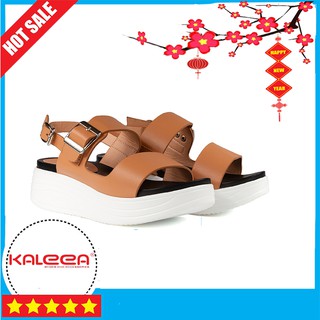 Giày sandal nữ 7p - Kaleea  HTK2016 - giày sandal cao cấp, VNXK ,siêu nhẹ 200gr nâng chiều cao - Kaleea