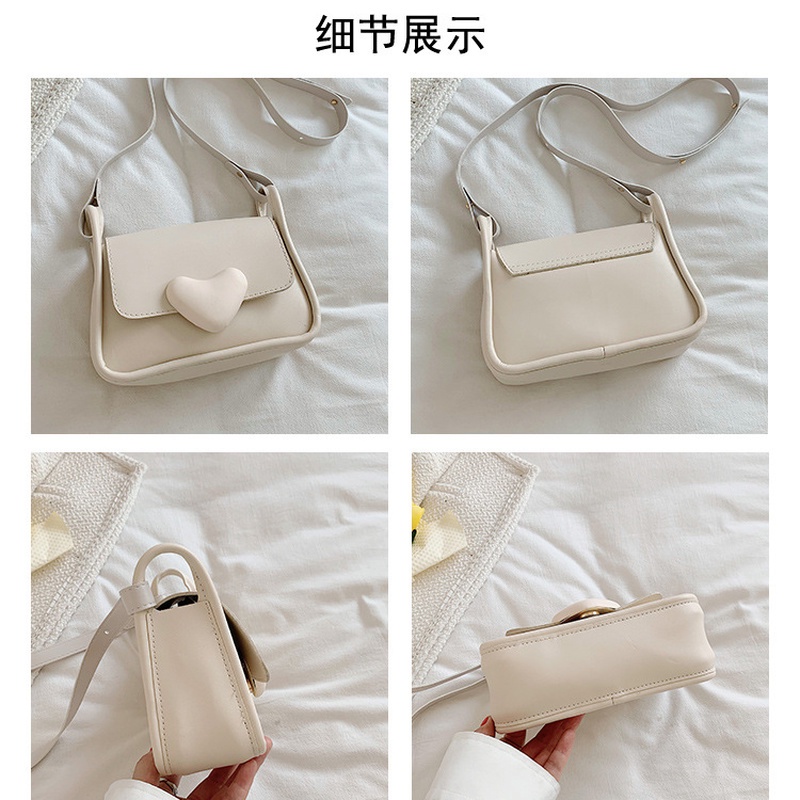 Túi Đeo Chéo Hình Vuông Nhỏ Màu Trơn Thời Trang Mùa Hè NB00072