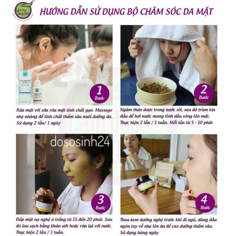 Bảo Nhiên - Cao dưỡng nghệ trắng hồng, mịn màng Cung Đình 50g