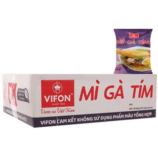 Mì gà tím Vifon 75g combo 5 gói
