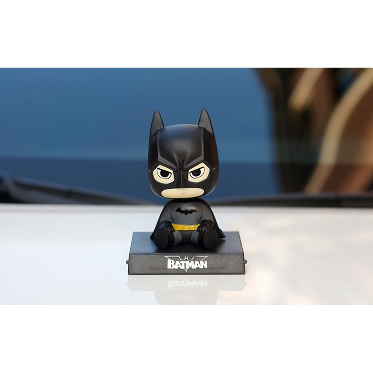 Mô hình Batman - Mô hình Chibi lắc đầu trang trí taplo ô tô, trang trí bàn học, giá đỡ điện thoại