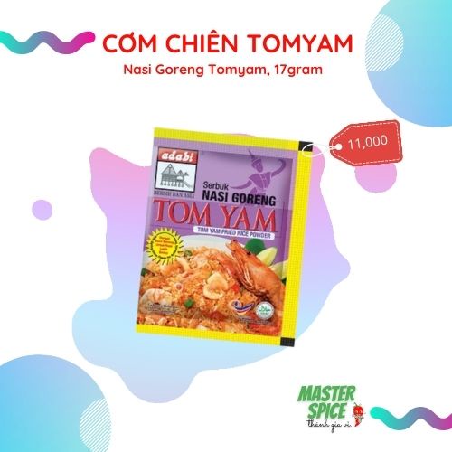 Gói gia vị Cơm chiên Tomyam khối lượng 17g