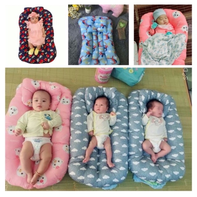 Đệm nằm thông minh cho bé ngủ ngon + kèm gối