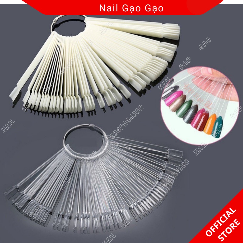 Móng que vuông ,Móng que 50 móng học nail