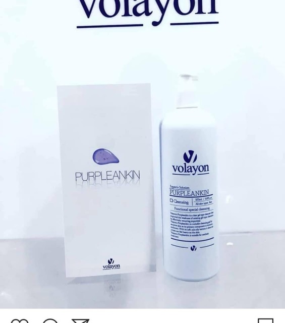 Sữa Rửa Mặt Êm Dịu Cho Da Nhạy Cảm Volayon Purpleankin