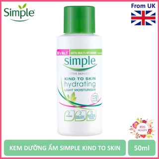 Kem Dưỡng Ẩm Simple Kind To Skin Protecting Light Moisturiser 50ml