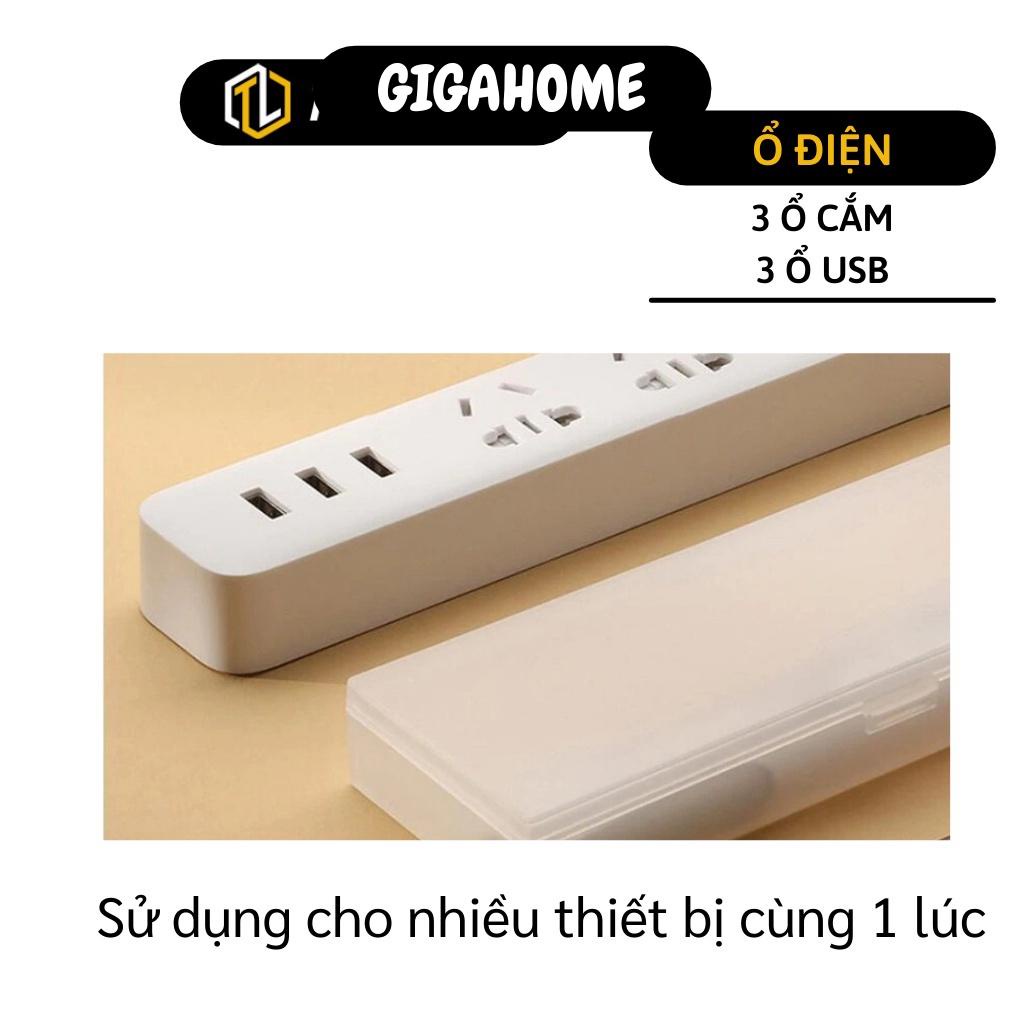 Ổ điện usb  GIÁ VỐN] Ổ cắm điện đa năng 3 ổ cắm và 3 ổ usb, chống rỏ rỉ điện, cháy nổ, tự nhắt khi dòng điện quá tải 8