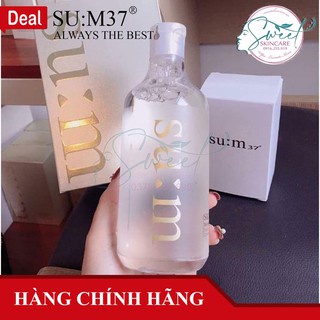 Nước Tẩy Trang Làm Sạch Sâu Dịu Nhẹ Su:m37 Skin Saver Essential Pure Cleansing Water 400ml - 100ml Hàn Quốc