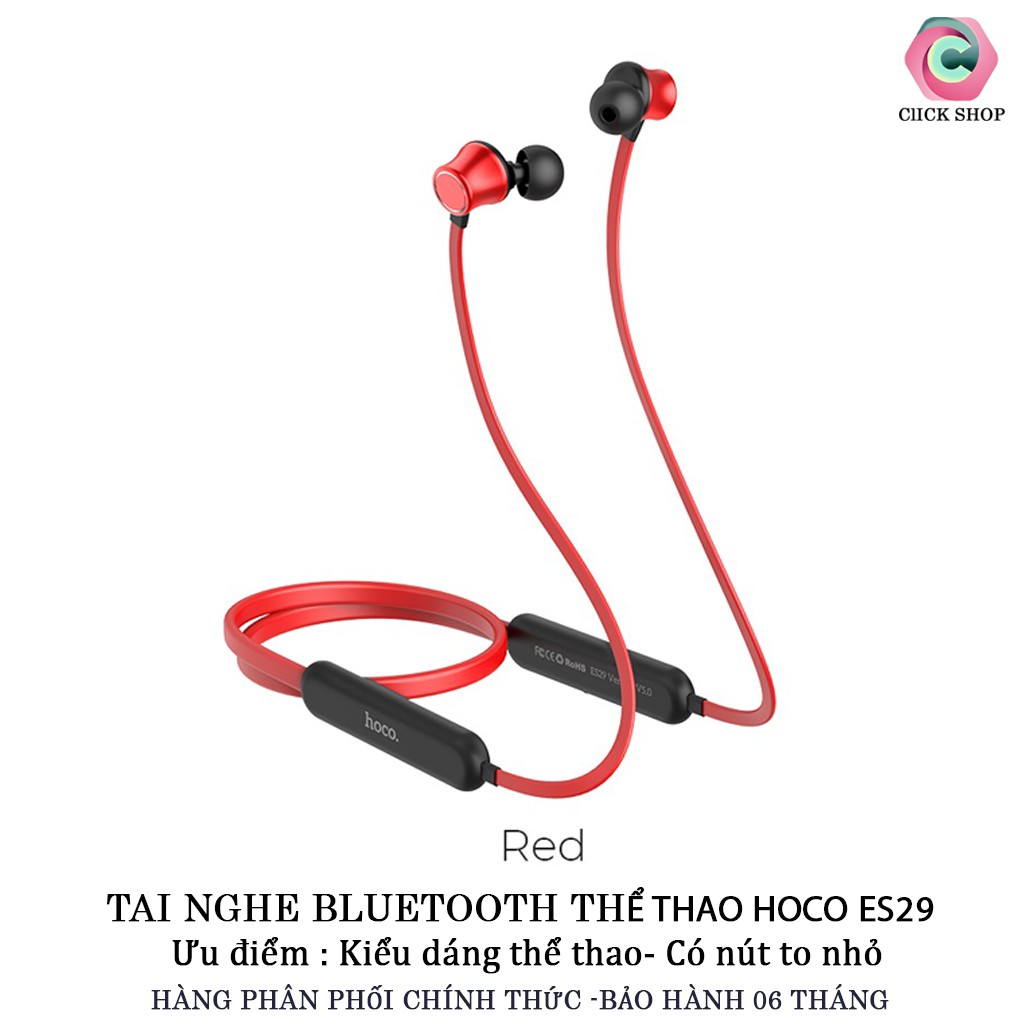 Tai nghe bluetooth thể thao HOCO ES29 - Tai nghe hoco ES29 choàng cổ