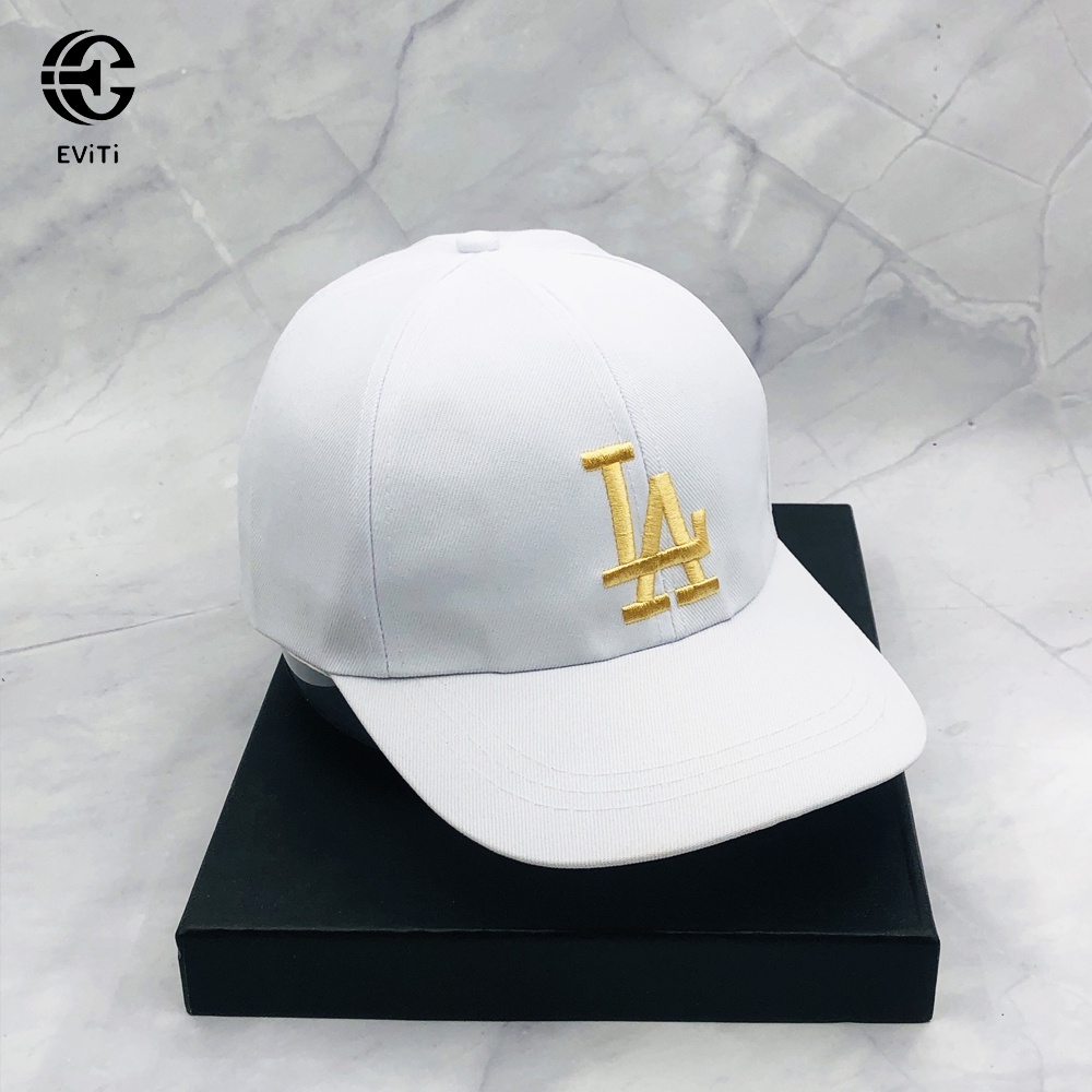 Mũ lưỡi trai thể thao - nón kết logo thêu L.A,thời trang hottrend phù hợp với cả nam và nữ