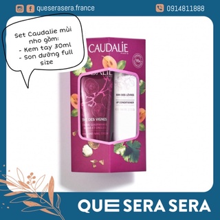 Set son dưỡng, kem tay mini Caudalie