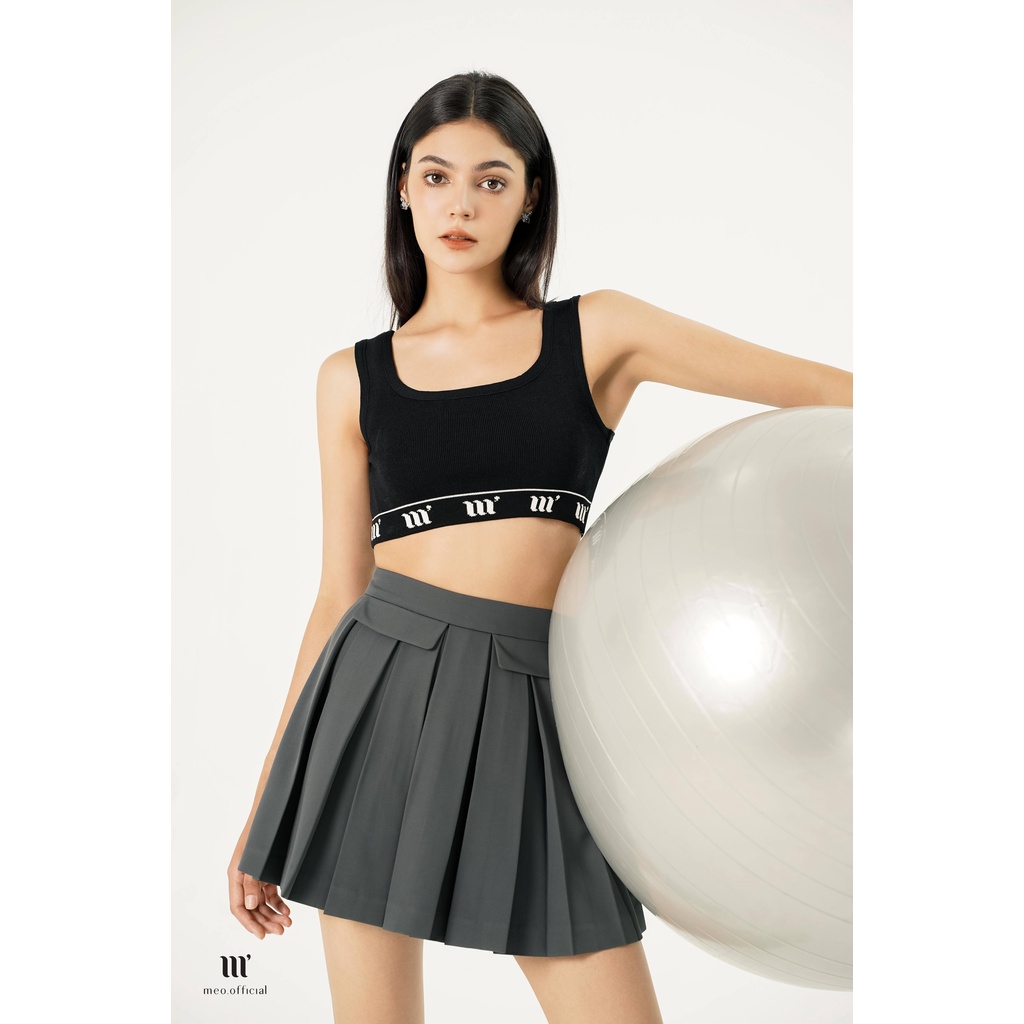 Áo len không tay cổ vuông Méo Shop phong cách Hàn Quốc Motogi