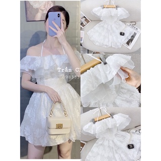 Sẵn 👗 váy trễ vai bèo