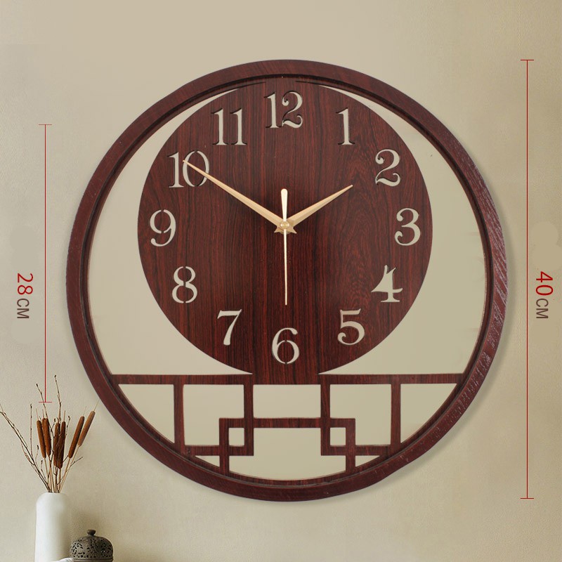 Đồng hồ gỗ treo tường siêu dễ thương - Quà tặng Gỗ Handmade - Đồng hồ gỗ hiện đại - Quà tặng Gỗ