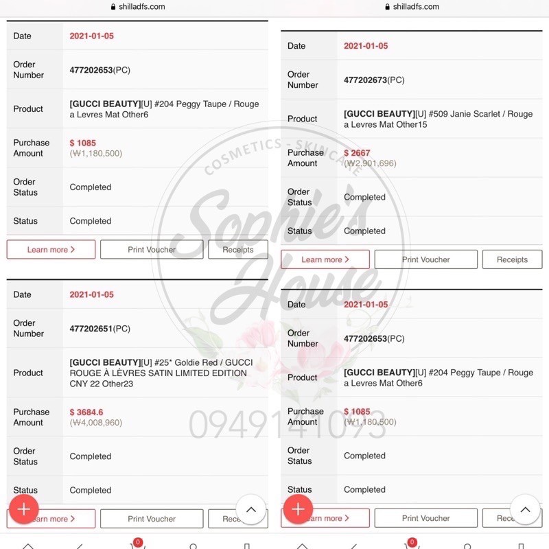 [ Có sẵn, đủ bill ] Son Gucci có sẵn matte / satin / voile | BigBuy360 - bigbuy360.vn