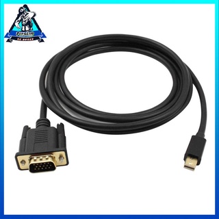 1.8m mini displayport to vga cable adapter 1080p dp to vga cable for macbook