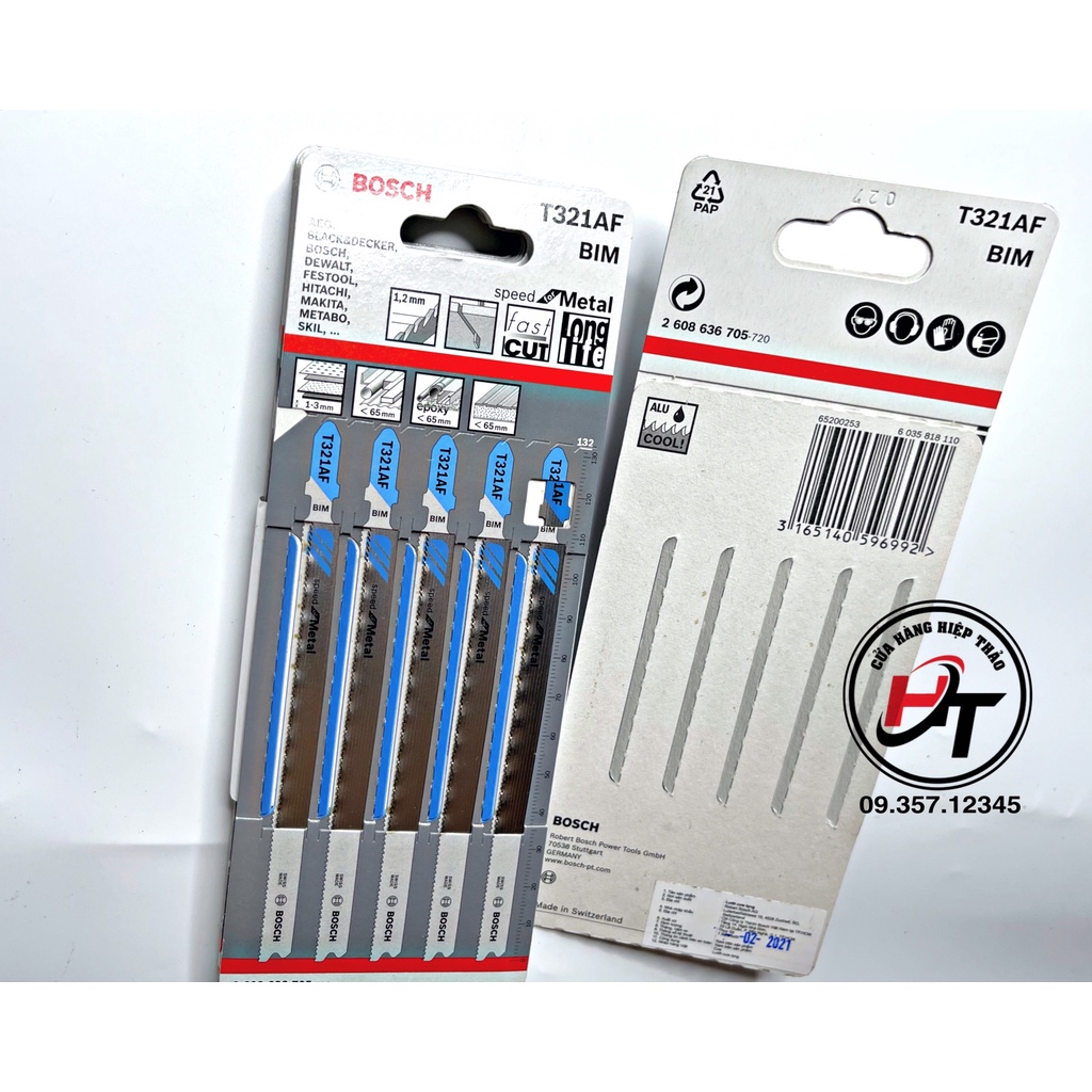Lưỡi cưa lọng sắt Bosch T321AF chính hãng LCL-B-321