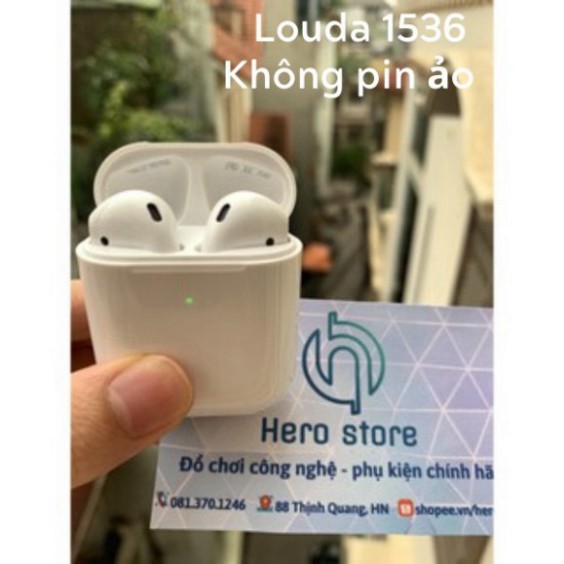 BIG SALE Tai nghe Bluetooth AIRPODS 2 RHODA 1536 - Ko pin ảo - Tặng Case Silicone 🎧 BIG SALE