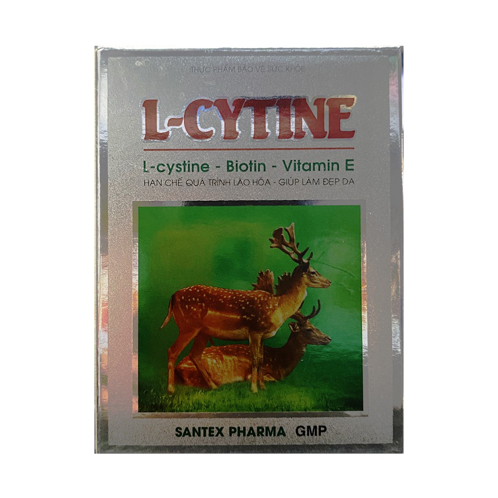 VIÊN UỐNG L-CYTINE SANTEX PHARMA - HẠN CHẾ QUÁ TRÌNH LÃO HÓA
