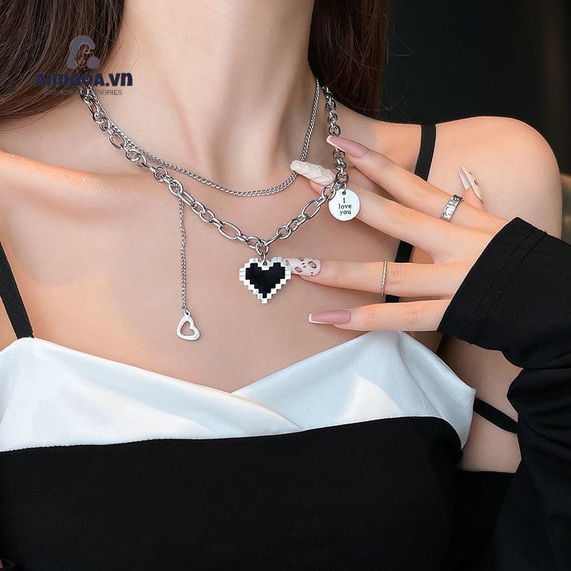 ✨✨Vòng cổ trái tim xinh xắn cho nữ Bluehope xinh xắn hàn quốc mẫu mới giá rẻ