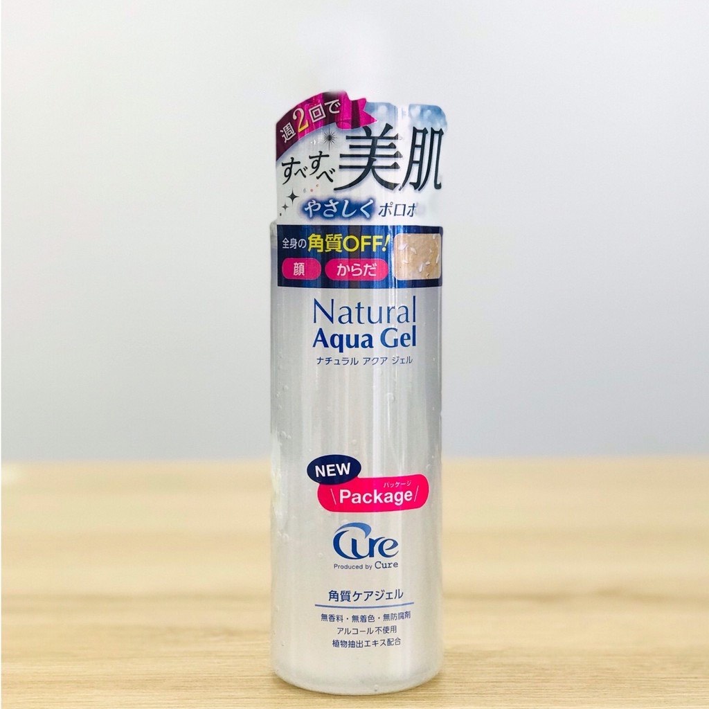 Gel Tẩy Tế Bào Chết Cure Natural Aqua Gel 250g Mẫu Mới Phù Hợp Với Mọi Loại Da