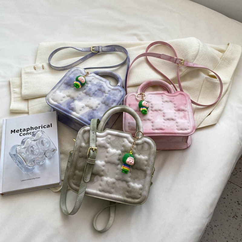 Túi Xách Dáng Vuông Màu gradient Dễ Phối Đồ Thời Trang Cho Nữ