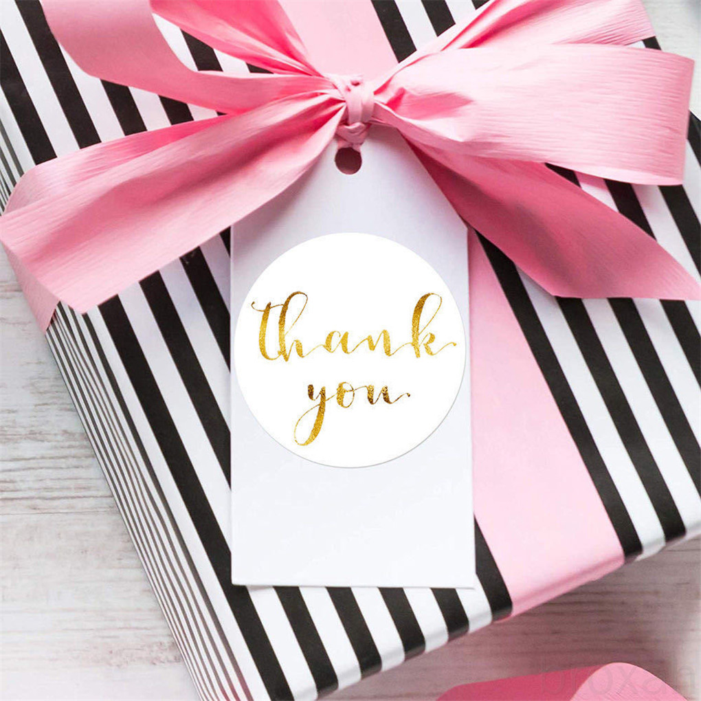 Cuộn 500 Miếng Dán Chữ Thank You