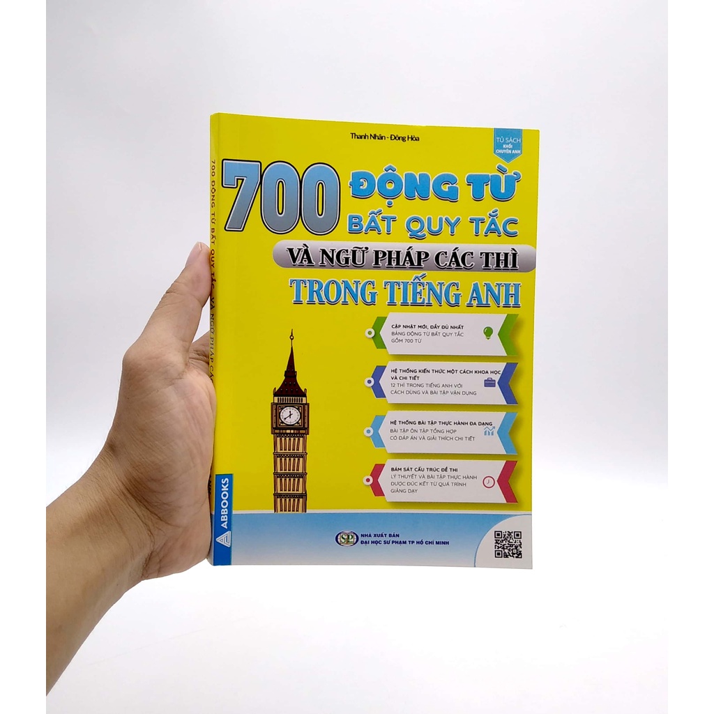 Sách 700 Động Từ Bất Quy Tắc Và Ngữ Pháp Các Thì Trong Tiếng Anh