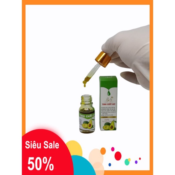 Tinh dầu bơ nhà làm lọ 10ml hạn sử dụng 2 năm