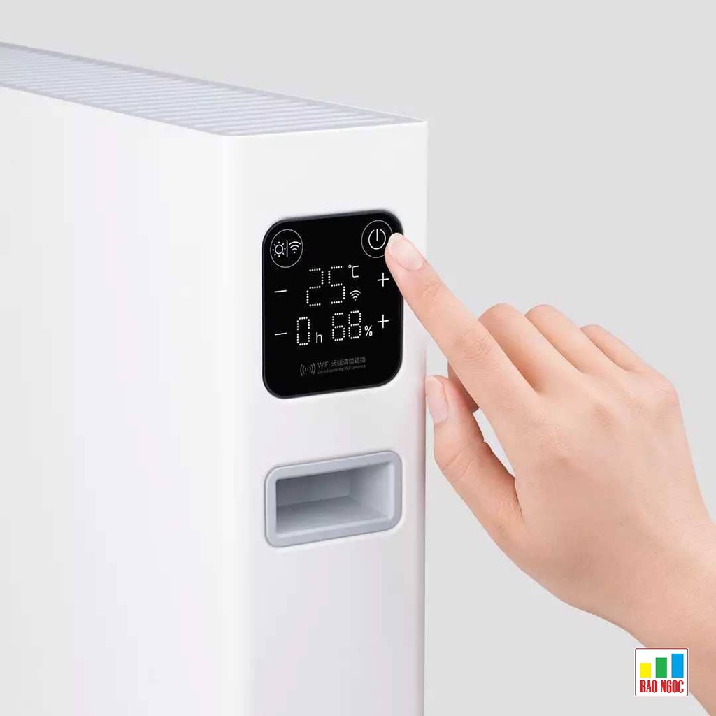 Máy sưởi Xiaomi Smartmi 1S 2200W - Phiên bản thông minh kết nối điều khiển qua Mihome, màn hình LED