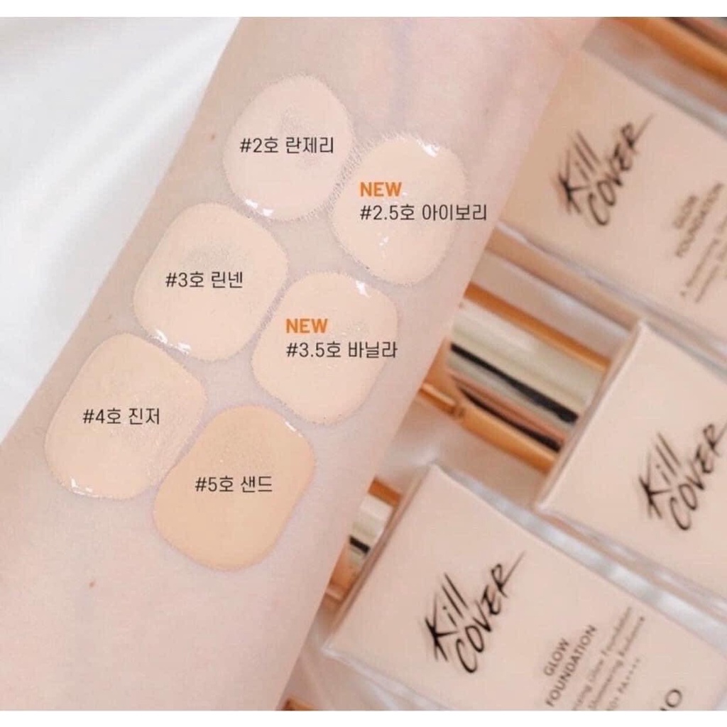 Kem nền CLIO KILL COVER NEW MATTE FOUNDATION SPF20++