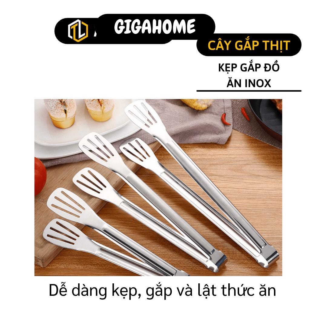 Dụng Cụ Gắp Bánh, Kẹp Thịt Nướng Inox GIGAHOME Chống Trượt Tiện Lợi 5603