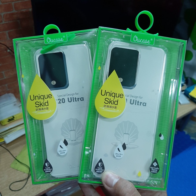 Ốp lưng dẻo Ou Case cho Galaxy S20 Ultra/ S20 Ultra 5G ( Trong suốt) chính hãng