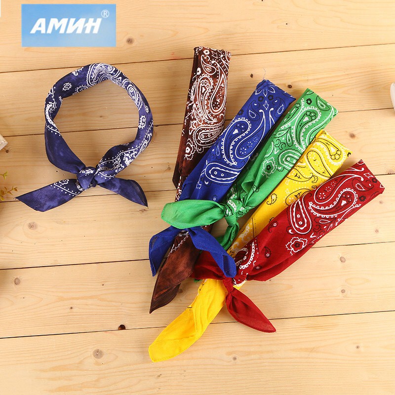 Khăn bandana khăn turban cotton size 55x55cm