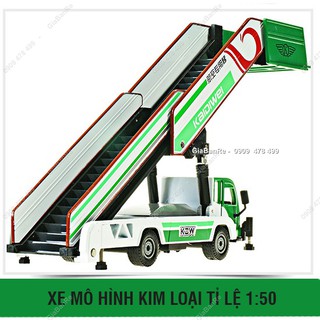 MS: 9969XL – XE MÔ HÌNH SẮT TỈ LỆ 1:50 – XE CẨU THANG SÂN BAY – KDW – XANH LÁ