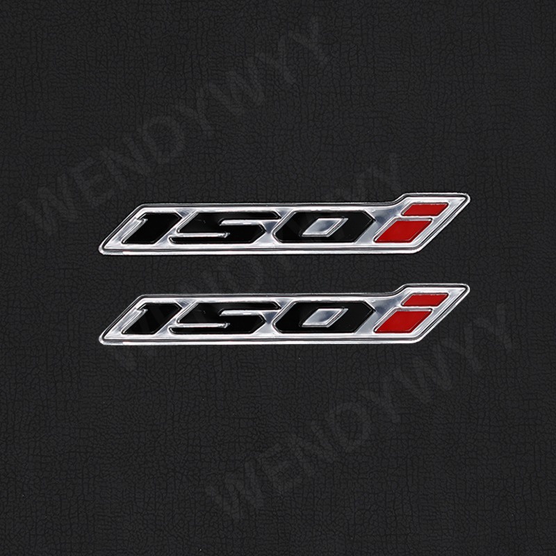1 Cặp Nhãn Dán Trang Trí Bình Xăng Xe Mô Tô Honda Click Hoặc 125i Hoặc 150i Họa Tiết Chữ Nổi 3D Nhiều Màu Chống Thấm Nước
