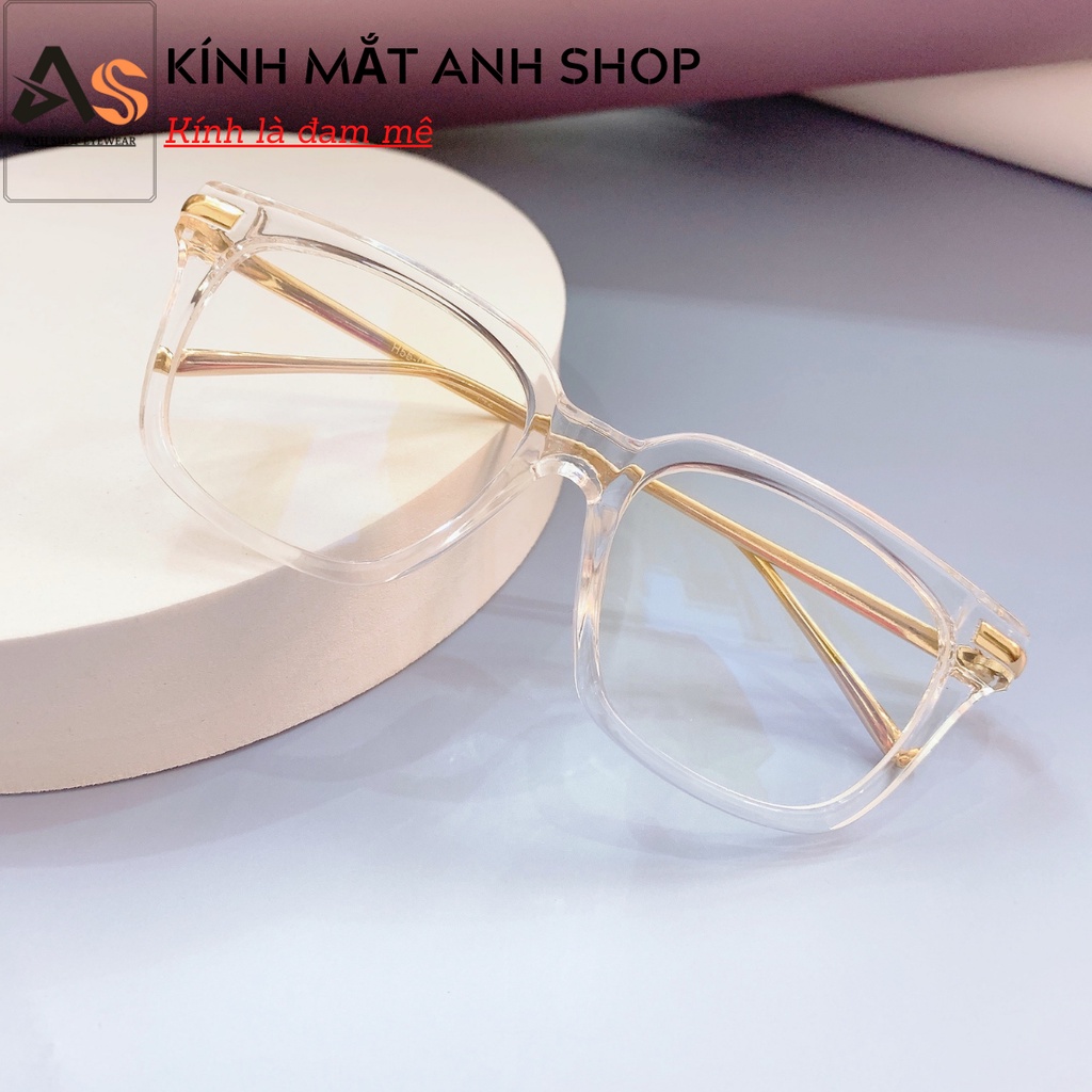 Kính vuông to chất liệu nhựa càng kính kim loại 55-01