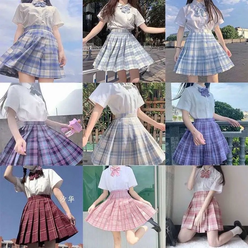 SET VÁY ÁO Ulzzang🌸JK Phong cách nhật bản dành cho học sinh