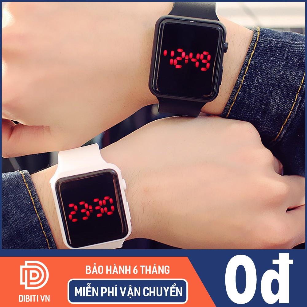 (Giá sỉ) Đồng hồ điện tử nam nữ Led AP watch Unisex C118 dây cao su bền, đèn cực đẹp