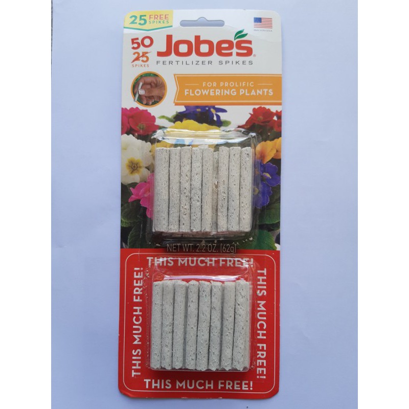 Phân que tan chậm của mỹ vỉ 50 que