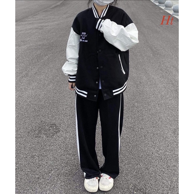 Áo bomber phối tay Tim God H2A988