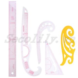 Bộ 5 thước đo cắt ren