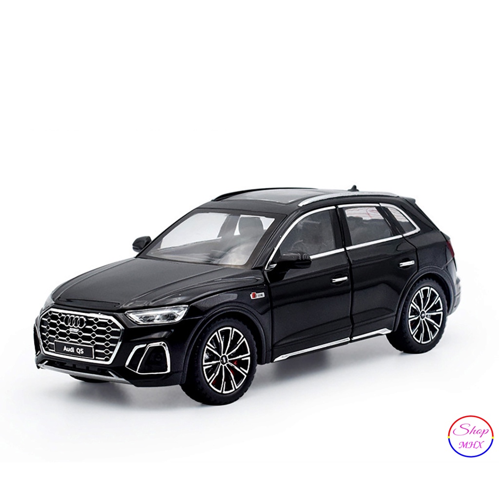 Xe mô hình sắt Audi Q5 TẶNG KÈM BIỂN SỐ tỉ lệ 1:24 hãng Newao 2 màu