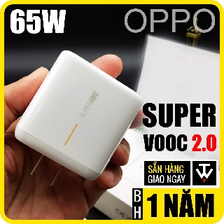 Bộ sạc cáp 65w super vooc 2.0 oppo find x2 chính hãng bảo hành 12 tháng