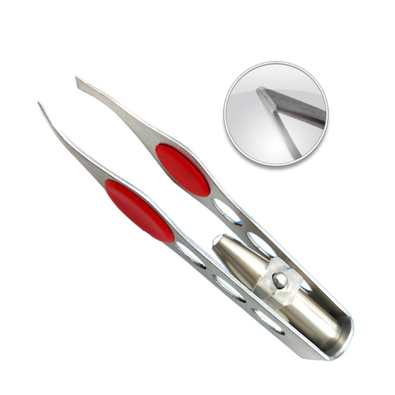 Nhíp Nhổ Lông Mày Bằng Thép Không Gỉ Có Đèn LED Độ Chính Xác Cao YOUYO