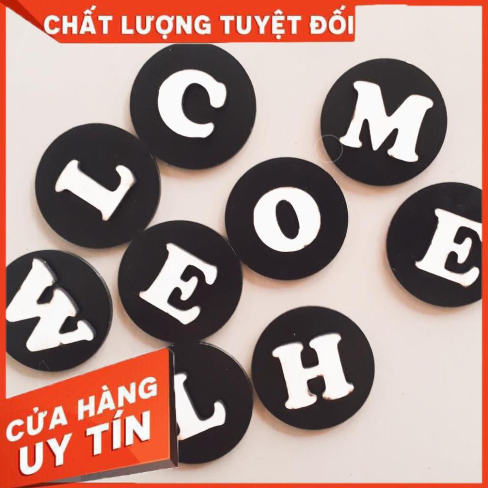 Bảng chữ cái trang trí dán, treo tường